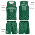 Custom Green Basketball Jersey Uniform Suit Printed Your Logo Name Number