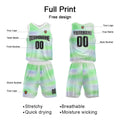 Custom Basketball Jersey Uniform Suit Printed Your Logo Name Number Green