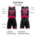 Custom Black Rose Basketball Jersey Uniform Suit Printed Your Logo Name Number