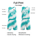Custom Basketball Jersey Uniform Suit Printed Your Logo Name Number Teal