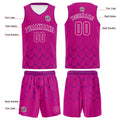 Custom Dark Pink Basketball Jersey Uniform Suit Printed Your Logo Name Number