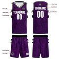Custom Black Purple Basketball Jersey Uniform Suit Printed Your Logo Name Number