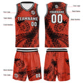 Custom Vermilion Basketball Jersey Uniform Suit Printed Your Logo Name Number