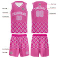 Custom Pink Basketball Jersey Uniform Suit Printed Your Logo Name Number