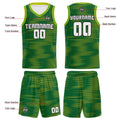 Custom Green Basketball Jersey Uniform Suit Printed Your Logo Name Number