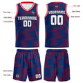 Custom Blue Red Basketball Jersey Uniform Suit Printed Your Logo Name Number