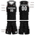 Custom Black Basketball Jersey Uniform Suit Printed Your Logo Name Number