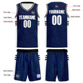 Custom Black Blue Basketball Jersey Uniform Suit Printed Your Logo Name Number