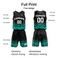 Custom Basketball Jersey Uniform Suit Printed Your Logo Name Number Green