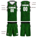 Custom Black Green Basketball Jersey Uniform Suit Printed Your Logo Name Number