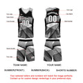 Custom Black Basketball Jersey Uniform Suit Printed Your Logo Name Number