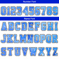 Custom Basketball Jersey Uniform Suit Printed Your Logo Name Number White-Blue-Starry Sky