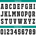 Custom White Teal Basketball Jersey Uniform Suit Printed Your Logo Name Number