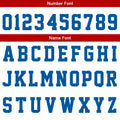 Custom Basketball Jersey Uniform Suit Printed Your Logo Name Number Gray Blue-White
