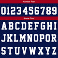 Custom Basketball Jersey Uniform Suit Printed Your Logo Name Number Navy-Red-White