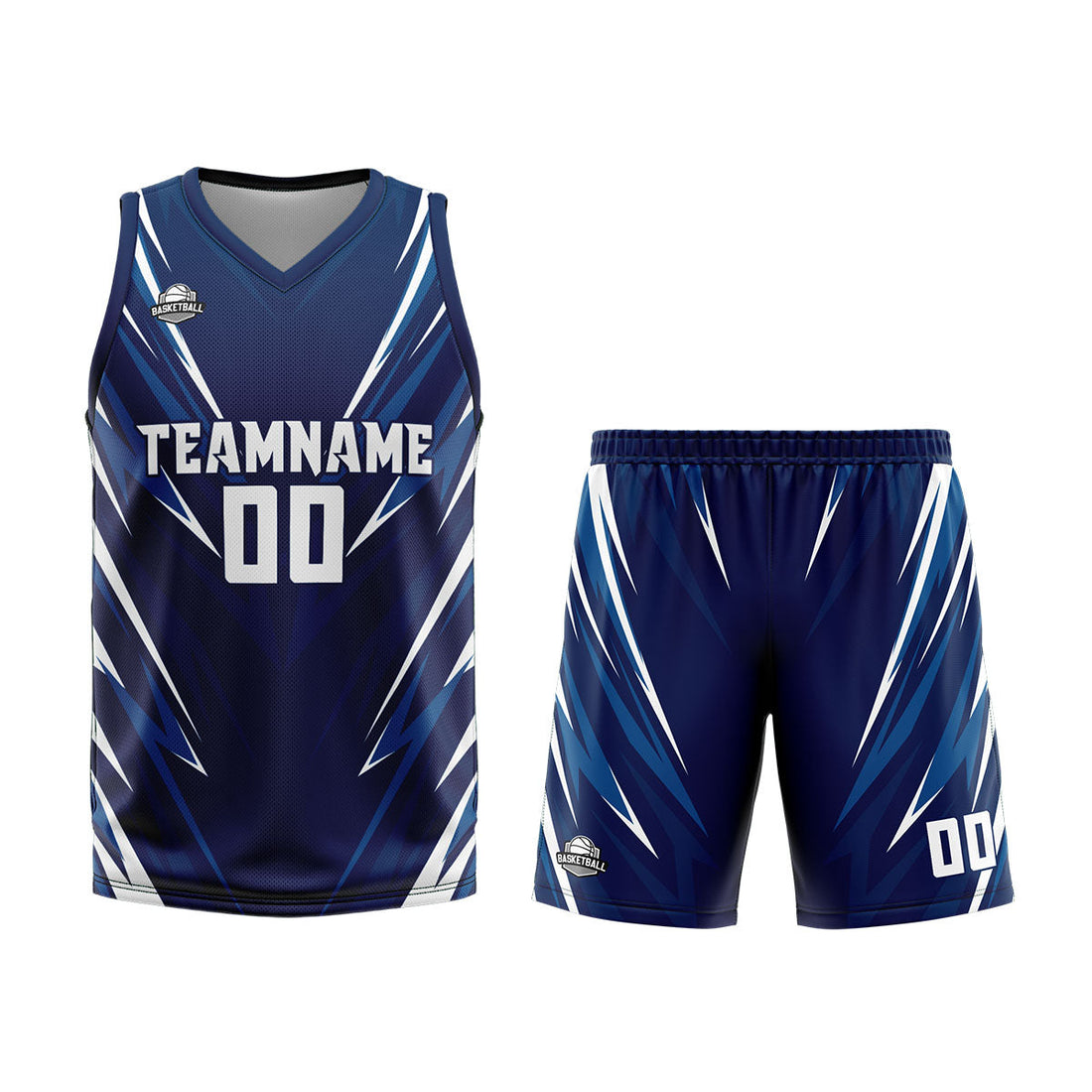 Custom Dark Blue Basketball Jersey Uniform Suit Printed Your Logo Name Number