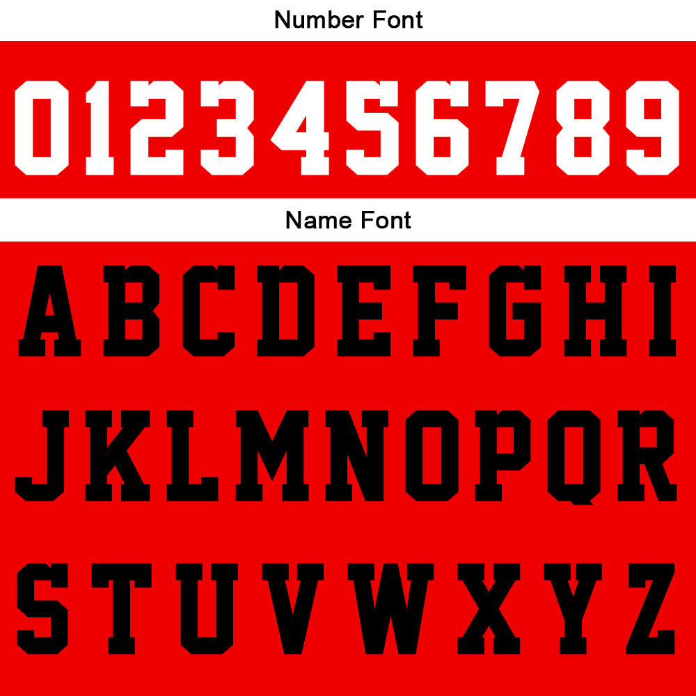 Custom Basketball Jersey Uniform Suit Printed Your Logo Name Number Red