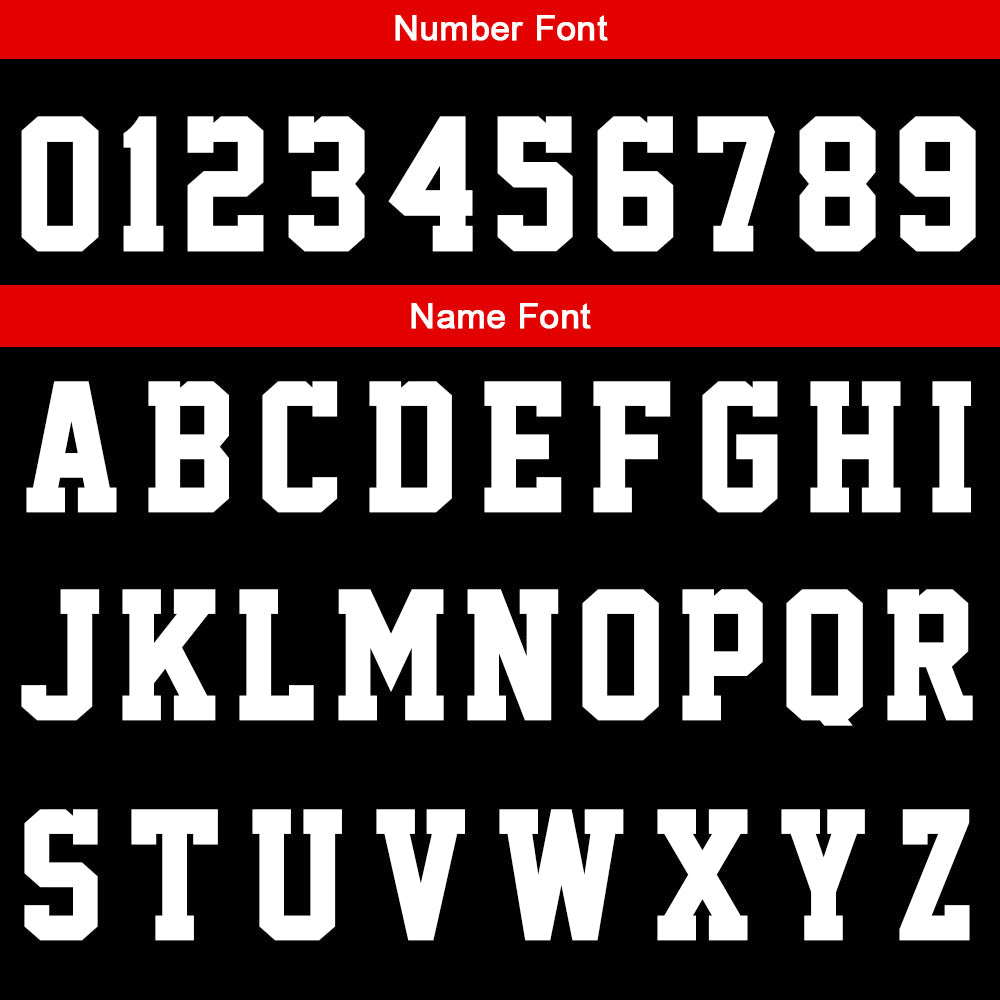 Custom Basketball Jersey Uniform Suit Printed Your Logo Name Number Black-Red