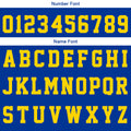 Custom Basketball Jersey Uniform Suit Printed Your Logo Name Number White-Blue
