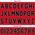 Custom Basketball Jersey Uniform Suit Printed Your Logo Name Number Red