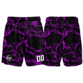 Custom Black Purple Basketball Jersey Uniform Suit Printed Your Logo Name Number