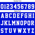 Custom Basketball Jersey Uniform Suit Printed Your Logo Name Number Blue