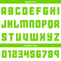 Custom Neon Green Basketball Jersey Uniform Suit Printed Your Logo Name Number