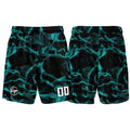 Custom Black Teal Basketball Jersey Uniform Suit Printed Your Logo Name Number