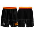 Custom Black Red Orange Basketball Jersey Uniform Suit Printed Your Logo Name Number