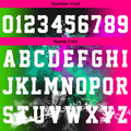 Custom Basketball Jersey Uniform Suit Printed Your Logo Name Number Splash-Rose-Green