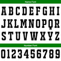 Custom White Green Basketball Jersey Uniform Suit Printed Your Logo Name Number