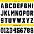 Custom Basketball Jersey Uniform Suit Printed Your Logo Name Number Yellow