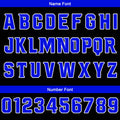 Custom Black Blue Basketball Jersey Uniform Suit Printed Your Logo Name Number