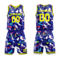 Custom Basketball Jersey Uniform Suit Printed Your Logo Name Number Gorgeous-Navy