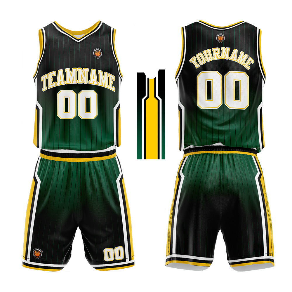 Custom Basketball Jersey Uniform Suit Printed Your Logo Name Number Black-Light Blue