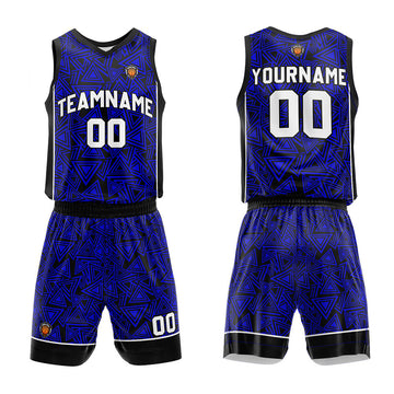 Custom Basketball Jersey Uniform Suit Printed Your Logo Name Number Royal
