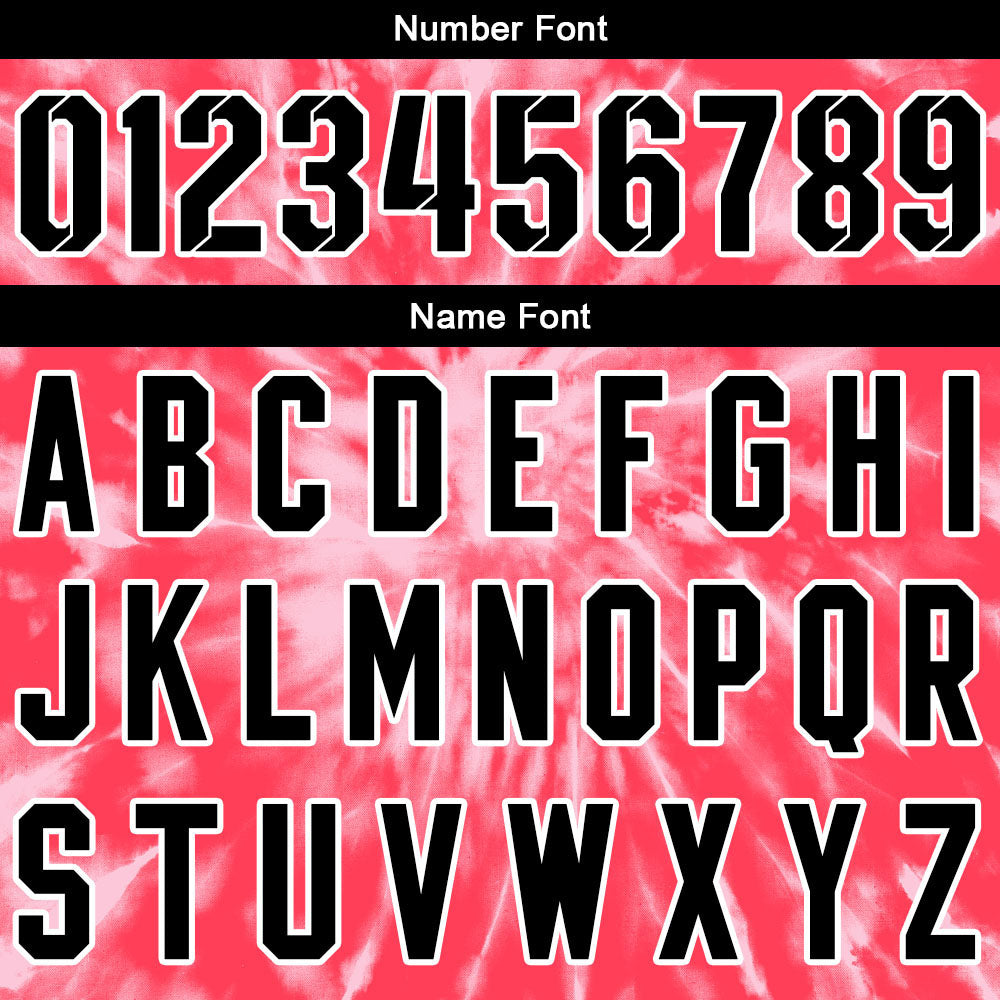 Custom Basketball Jersey Uniform Suit Printed Your Logo Name Number tie-dyed-Red