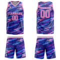 Custom Pink Purple Basketball Jersey Uniform Suit Printed Your Logo Name Number