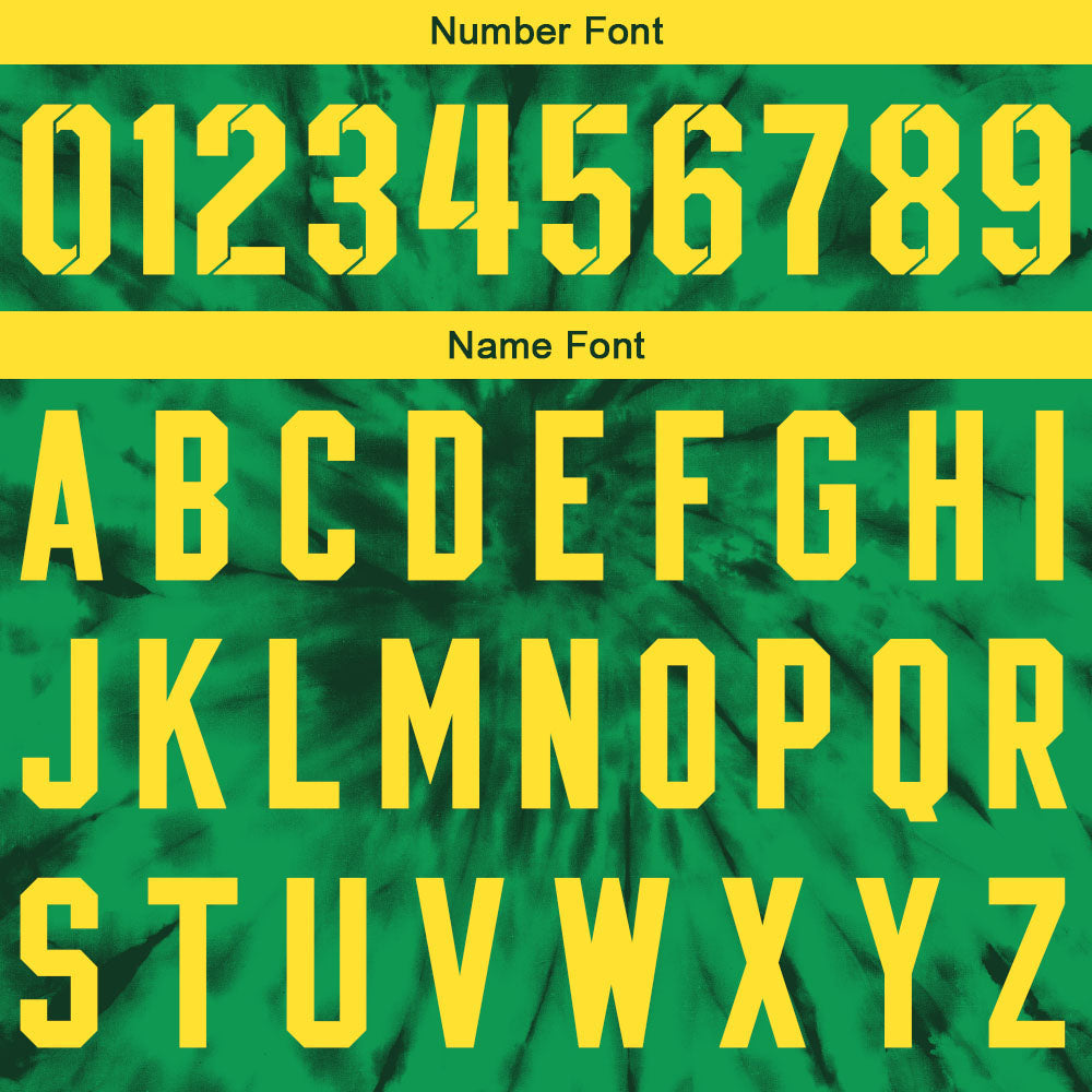 Custom Basketball Jersey Uniform Suit Printed Your Logo Name Number tie-dyed-Green