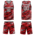 Custom Red Grey Basketball Jersey Uniform Suit Printed Your Logo Name Number