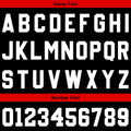 Custom Basketball Jersey Uniform Suit Printed Your Logo Name Number Black-Red