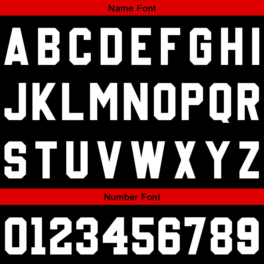 Custom Basketball Jersey Uniform Suit Printed Your Logo Name Number Black-Red
