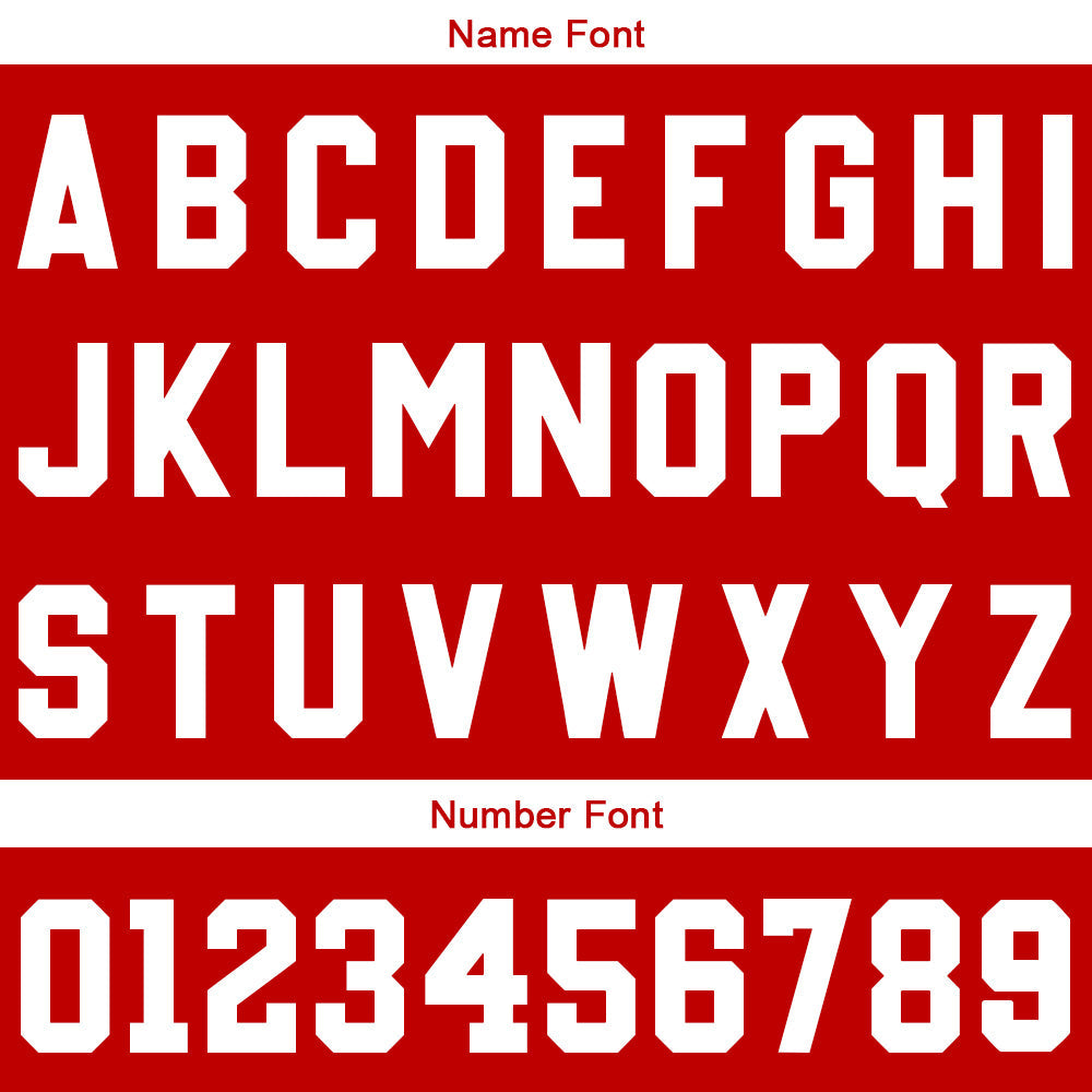 Custom Basketball Jersey Uniform Suit Printed Your Logo Name Number Red