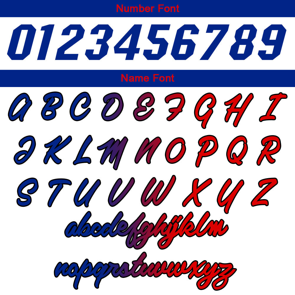 Custom Basketball Jersey Uniform Suit Printed Your Logo Name Number White-Red-Royal
