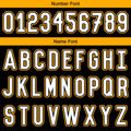Custom Black Orange Basketball Jersey Uniform Suit Printed Your Logo Name Number