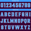 Custom Pink Blue Basketball Jersey Uniform Suit Printed Your Logo Name Number