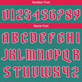 Custom Green Red Basketball Jersey Uniform Suit Printed Your Logo Name Number