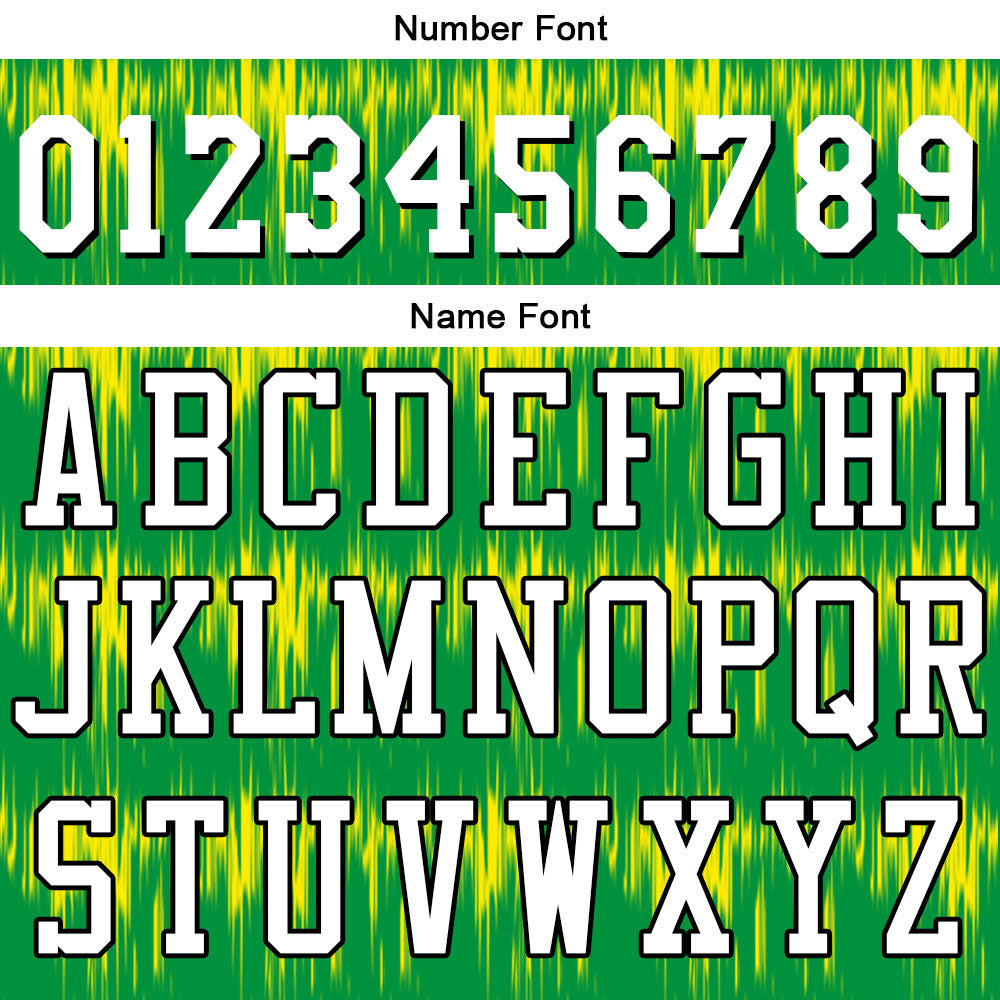 Custom Basketball Jersey Uniform Suit Printed Your Logo Name Number Acoustic wave-Green