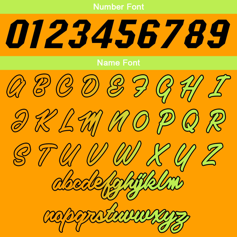 Custom Basketball Jersey Uniform Suit Printed Your Logo Name Number White-Green-Orange