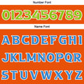 Custom Orange Basketball Jersey Uniform Suit Printed Your Logo Name Number